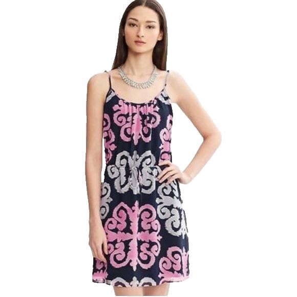 Banana Republic Milly Dress Womens 4 Casual Tank Flirty Preppy Heritage Ivy - Picture 1 of 12
